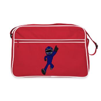 racing driver - Retro Bag - red/white - Front