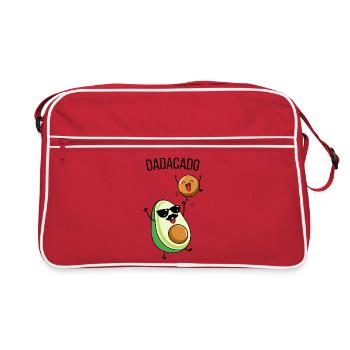 Dadacado Cater Dad Avocado Funny - Retro Bag - red/white - Front