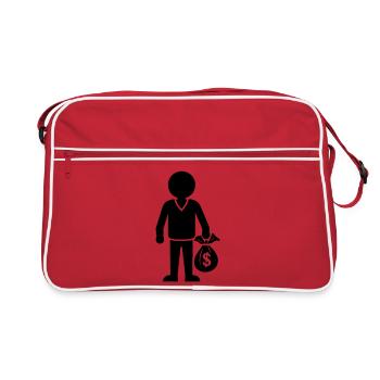 Money Cash Hustle - Sac Retro - rouge/blanc - Devant