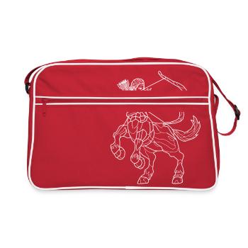 Centaure - blanc - Sac Retro - rouge/blanc - Devant