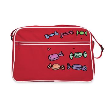 BonBons - Retro Tasche - Rot/Weiß - Vorne