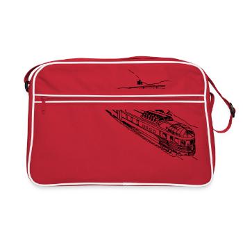 train - Sac Retro - rouge/blanc - Devant