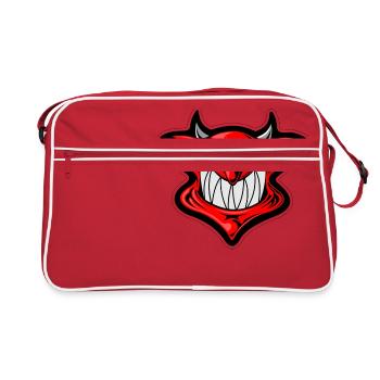 devil - Retro Bag - red/white - Front