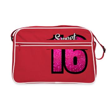 doux 16 - Sac Retro - rouge/blanc - Devant