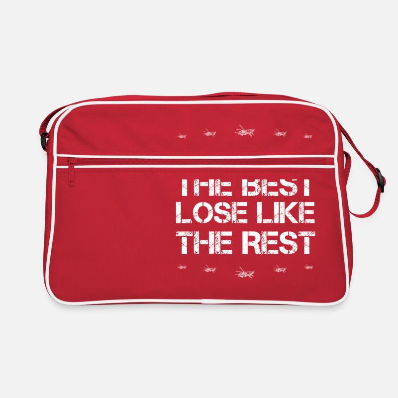 Mess with best lose king queen Black Hawk Hubschra Retro Tasche