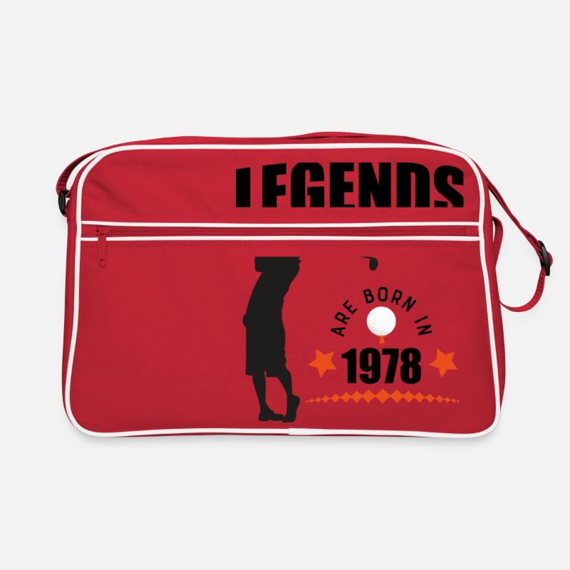 1978 - Retro Tasche - Rot/Weiß