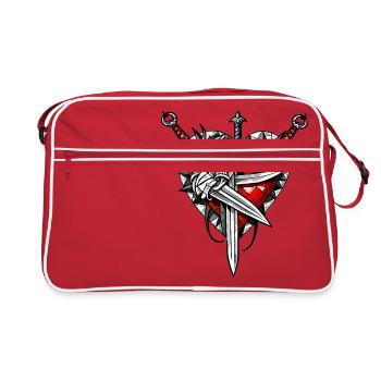 Braveheart - Retro Bag - red/white - Front