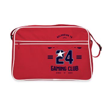 Gaming Club – des joueurs unis dans le jeu - Sac Retro - rouge/blanc - Devant