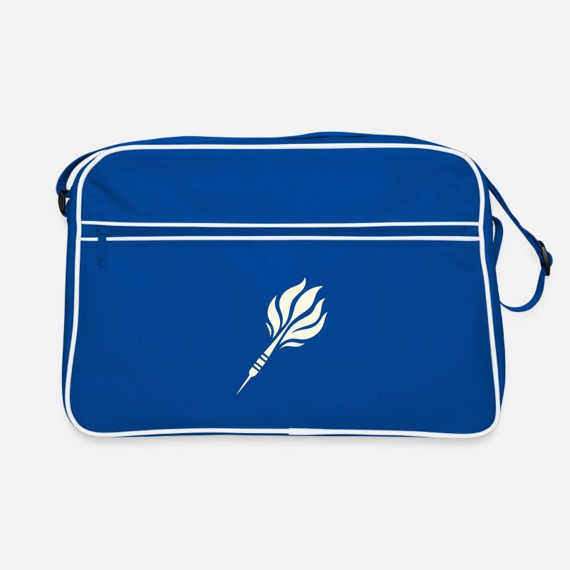 Conception de flamme de fléchette Sac Retro