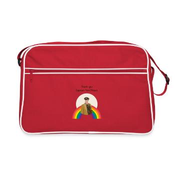Merci Capitaine Tom Moore - Sac Retro - rouge/blanc - Devant