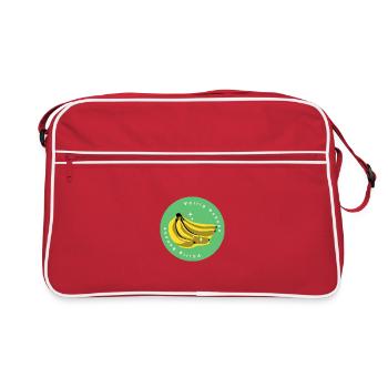 GDR Ostalgie | completely banana - Retro Bag - red/white - Front