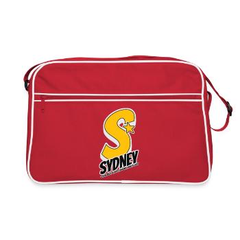 T-shirt à imprimés de la ville de Sydney - Golden Beach - Sac Retro - rouge/blanc - Devant
