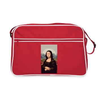 künstlerisch - Retro Tasche - Rot/Weiß - Vorne