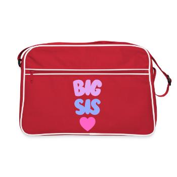 Grande Sœur Love - Sac Retro - rouge/blanc - Devant