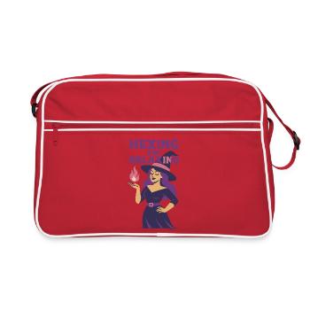 Sortilège et Sorcière Relaxante - Sac Retro - rouge/blanc - Devant