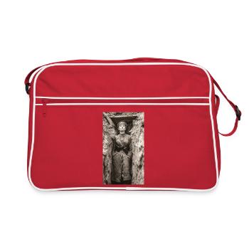 Sepia Military Portrait - Retro Bag - red/white - Front