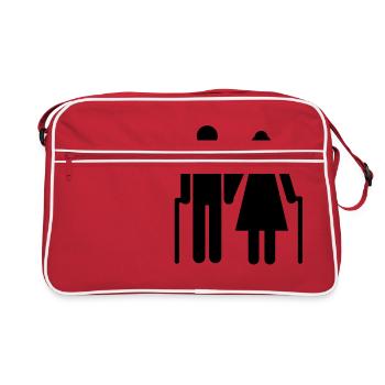 Old couple - Sac Retro - rouge/blanc - Devant