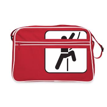 corde d'escalade - Sac Retro - rouge/blanc - Devant