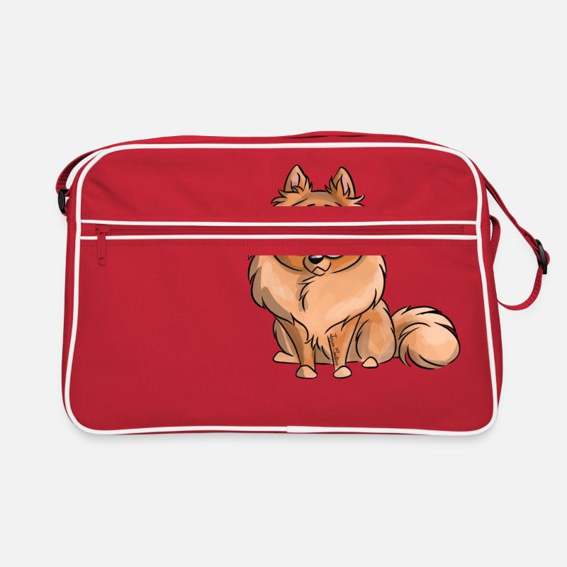 Ich bin Deutscher Spitzzwerg Retro Tasche