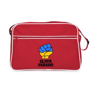 Slava ukraini - Sac Retro - rouge/blanc - Devant