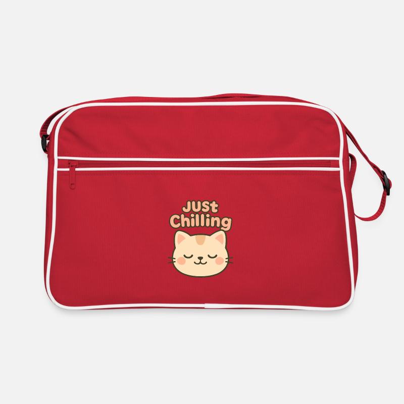 Illustration de chat juste glaçant Sac Retro