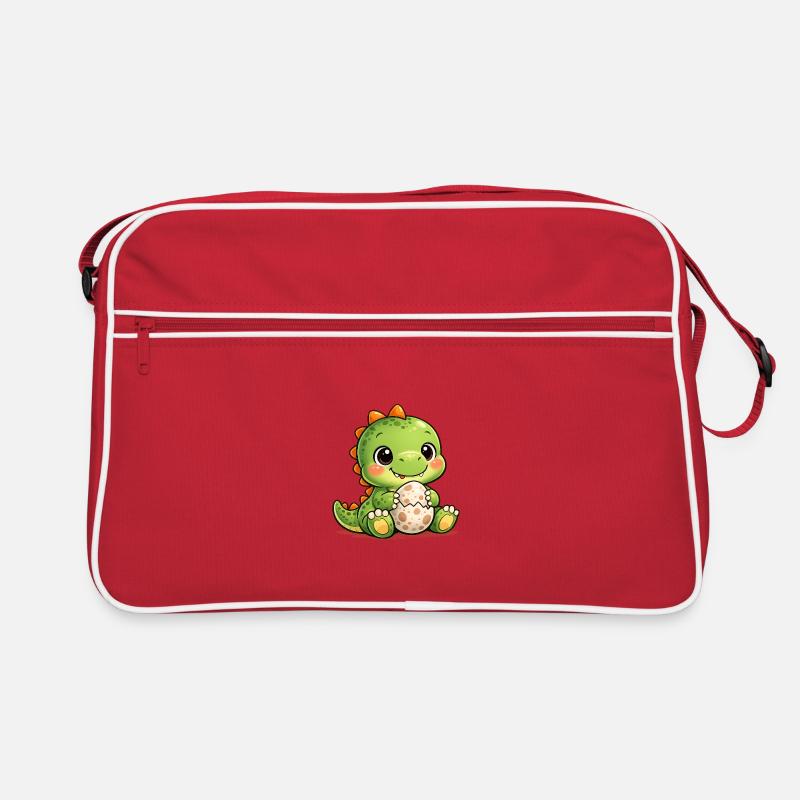 Dino with egg Retro Bag