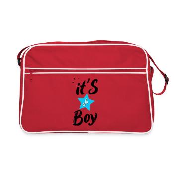 It sa boy - Retro Bag - red/white - Front