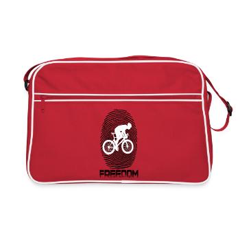 Vélo VTT - Sac Retro - rouge/blanc - Devant