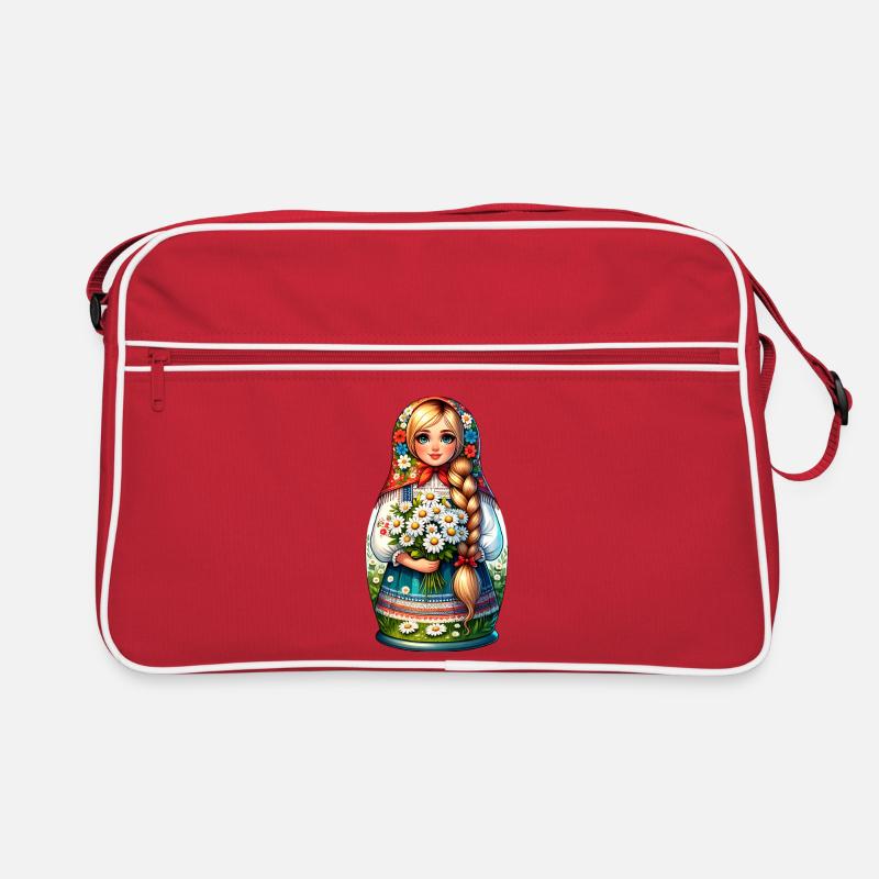 Matryoshka in Russian Matryoshka Doll Russian Retro Bag