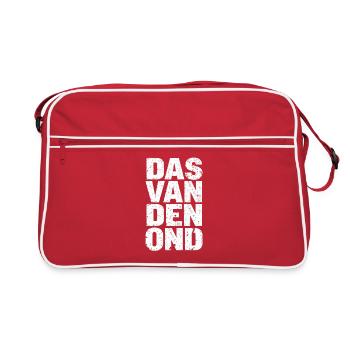 Das van den ond. Antwerpener Sprichwörter - Retro Tasche - Rot/Weiß - Vorne