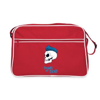 PUNKS NOT DEAD #2 - steam punk'n'roll - Sac Retro - rouge/blanc - Devant