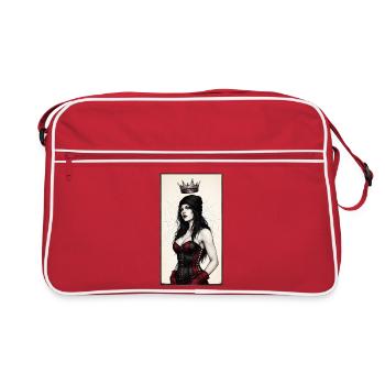Gothic Queen in Corset - Retro Bag - red/white - Front
