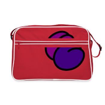 veggie Veggie prune prune fruits10 - Sac Retro - rouge/blanc - Devant