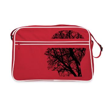 Networked - Mind Network - Retro Bag - red/white - Front