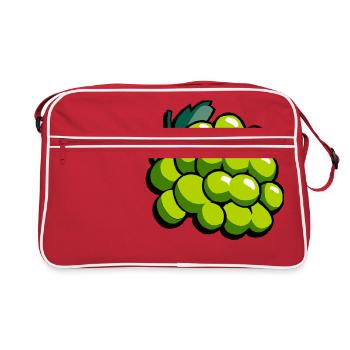 Cépages - Sac Retro - rouge/blanc - Devant