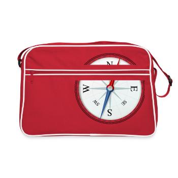 compass - Retro Bag - red/white - Front