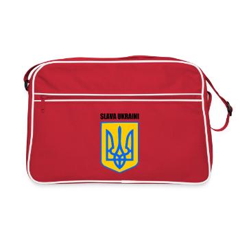 Slava ukraini - Sac Retro - rouge/blanc - Devant