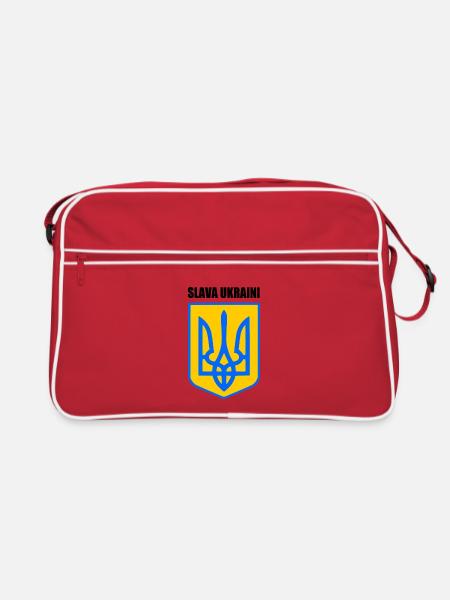 Slava ukraini - Retro Bag - red/white - Front