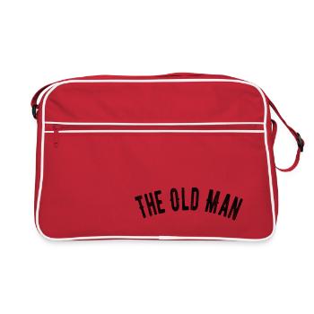 The Old Man Dad Fathers Day Gift - Retro Bag - red/white - Front