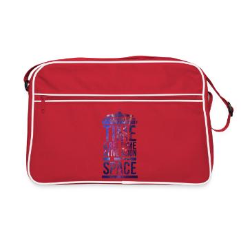 TARDIS - Retro Tasche - Rot/Weiß - Vorne