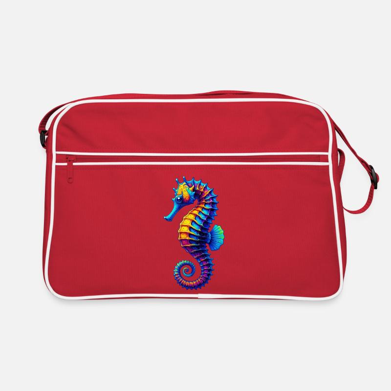 Seepferdchen Retro Tasche