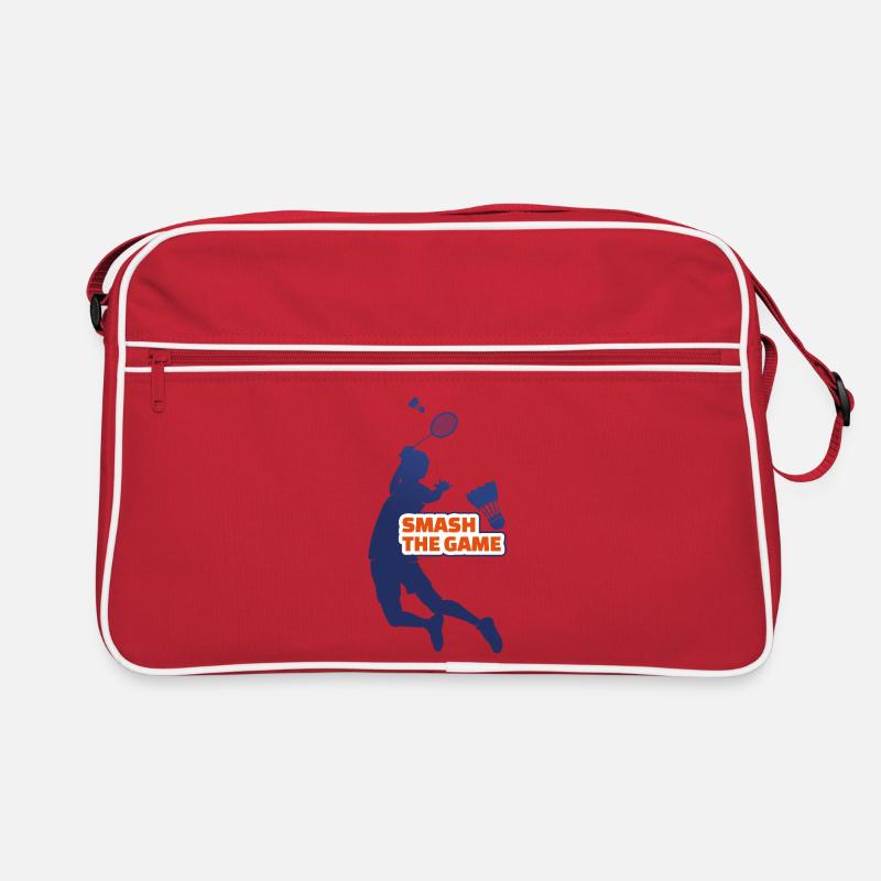 Zerschmettere das Spiel von Helfspawn - Retro Tasche - Rot/Weiß