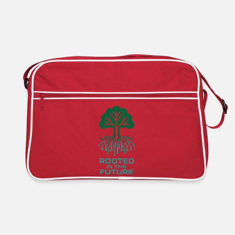 Digital tree for a sustainable future Retro Bag