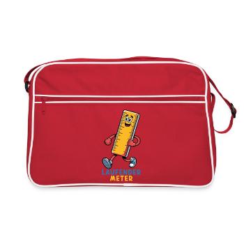 Mètre courant - Sac Retro - rouge/blanc - Devant