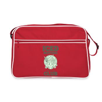 Matcha glacé fabriqué avec un matcha traditionnel - Sac Retro - rouge/blanc - Devant
