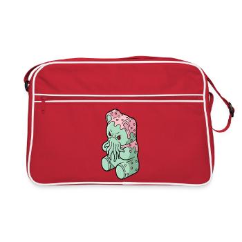 Cthulhu gélifié - Sac Retro - rouge/blanc - Devant