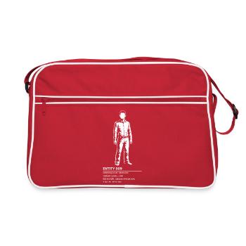 Backrooms Entité 9 blanche - Sac Retro - rouge/blanc - Devant
