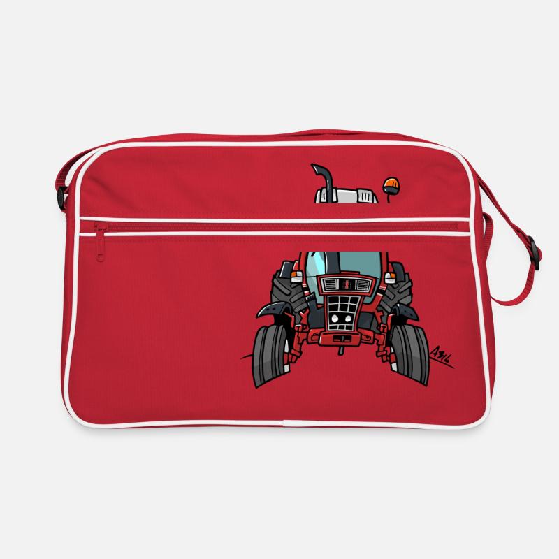 IH 685XL - Retro Tasche - Rot/Weiß