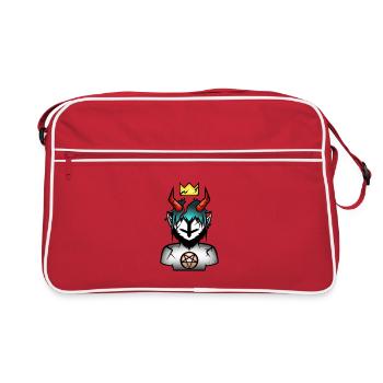 L'âme d'un démon brisé - Sac Retro - rouge/blanc - Devant