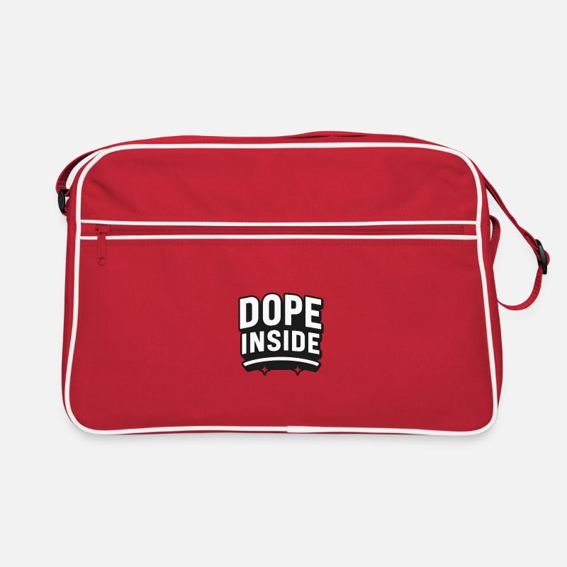 Funny design D*pe inside Retro Bag